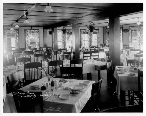 Idlewild Club House dining room
